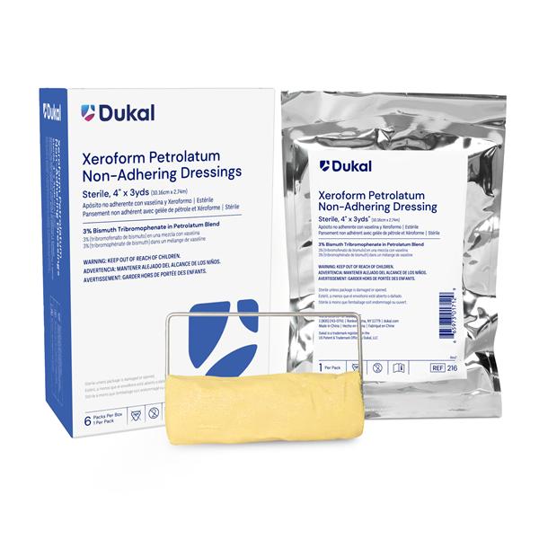 Gauze Xeroform Dressing 4"x3yds Sterile Bismuth Tribromophenate LF