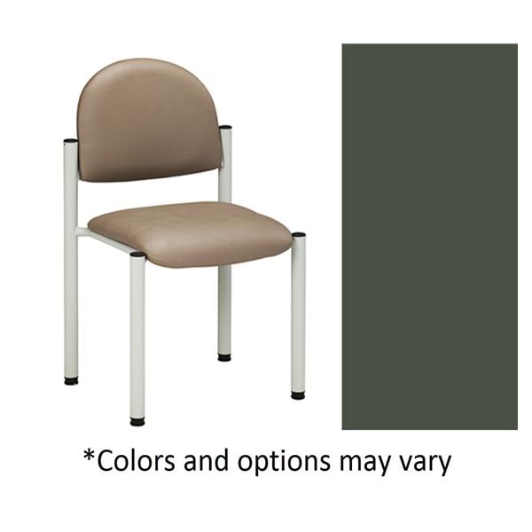 Side Chair Gunmetal Powder Coated 300lb Capacity Ea