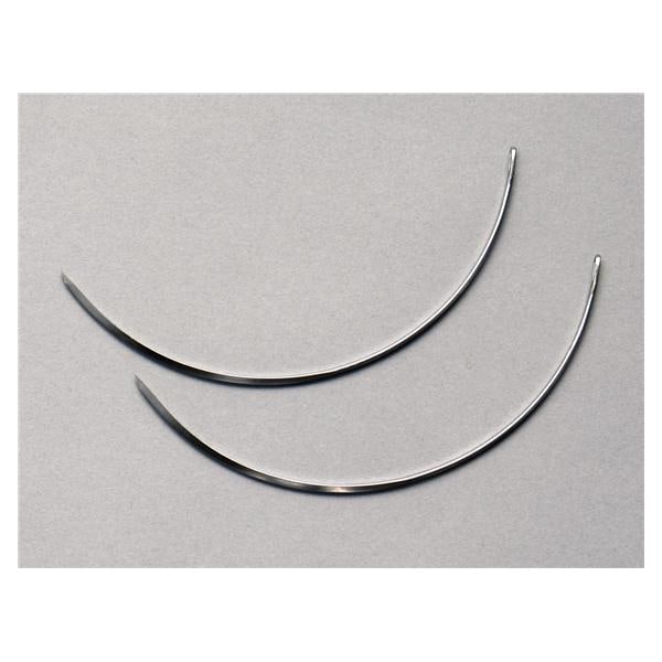 Free-Eyed Needle 0.050x4.016" 3/8 Circle Needle Stainless Steel 144/Bx