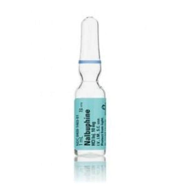 Nalbuphine HCl Injection 10mg/mL MDV 10mL 25/Ca