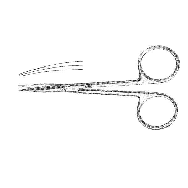 Stevens Scissors Curved 4-3/8" Ea