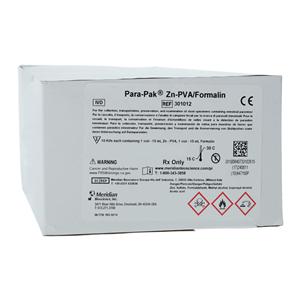 Para-Pak Fixative Transport System Zinc-PVA/ Formalin 10% 15mL 10/Bx