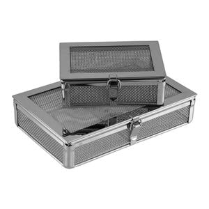 Sterilization Basket 9.25x6x1.5" Fine Mesh/Stainless Steel Reusable Ea