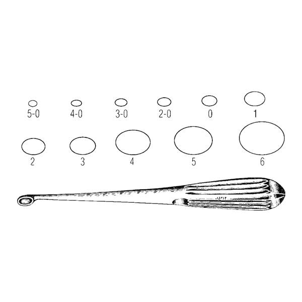 Jarit Bruns Orthopedic Curette 8" Reusable Ea
