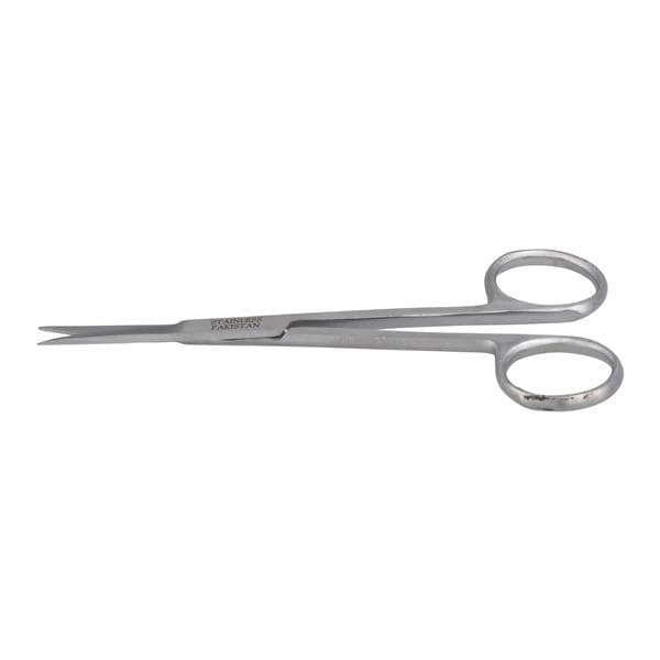 Econo Iris Scissors Straight 4-1/2" Stainless Steel Sterile Disposable Ea, 25 EA/CA