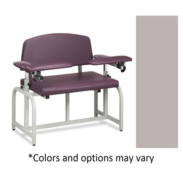 Lab X Series Blood Draw Chair Country Mist Steel 700lb Capacity Ea