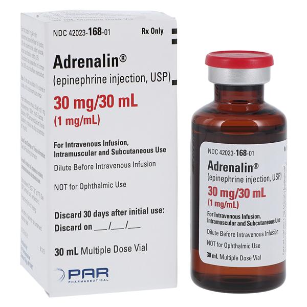 Adrenalin Injection 1mg/mL MDV 30mL Ea