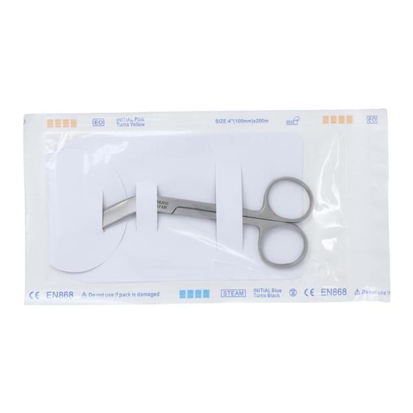 Econo Lister Bandage Scissors Angled 5-1/2" Stainless Steel Sterile Disp Ea, 25 EA/CA