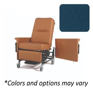 86 Series Bariatric Recliner 500lb Capacity Power Colonial Blue Ea
