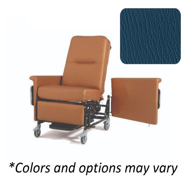 86 Series Bariatric Recliner 500lb Capacity Power Colonial Blue Ea