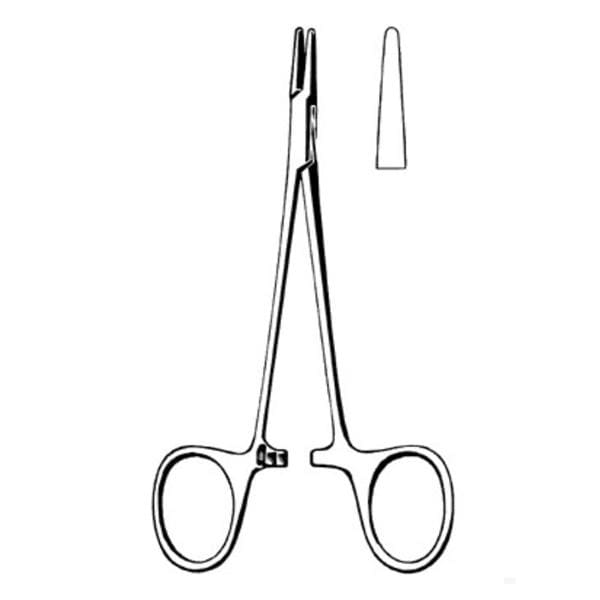 Econo Webster Needle Holder 5-1/4" Stainless Steel 12/Bx