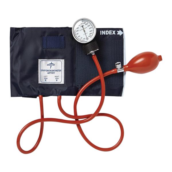 Aneroid Sphygmomanometer Navy Blue Not Made With Natural Rubber Latex Ea
