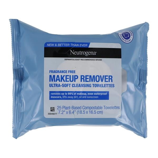 Neutrogena Makeup Remover Wipes Blue Fragrance Free 6/Ca