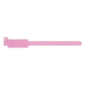 Sentry SuperBand Write-On Wristband Polyester Pink Adult / Pediatric 500/Bx