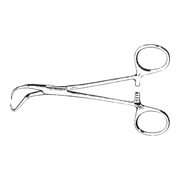 Backhaus Towel Forcep 3-1/2" Stainless Steel Ea