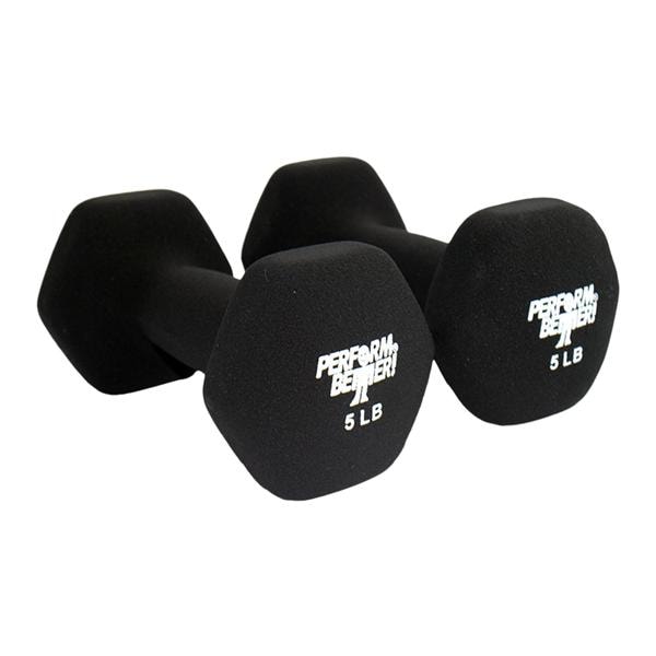 Weight Dumbbell 5lb Neoprene Black