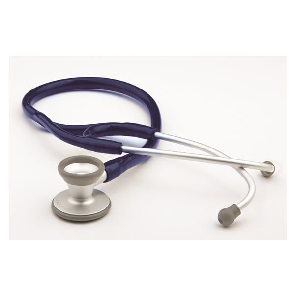 Adscope 606 Cardiology Stethoscope Adult Navy Double Lumen Tubing Ea