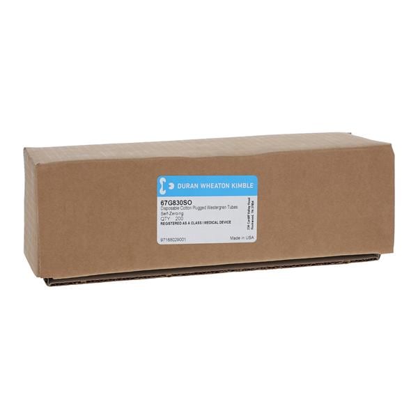 Westergren ESR: Erythrocyte Sedimentation Rate Tube Soda Lime Glass Clear 200/Bx, 5 BX/CA