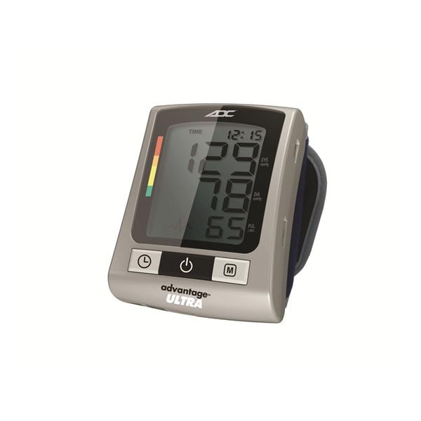Advantage Ultra Blood Pressure Monitor Nvy LF Wrist Digital LCD Display Ea