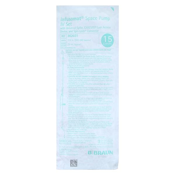 IV Infusion Administration Set 120" 15 Drops/mL 24/Ca