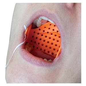 Airway Armor Winged Rubber Dam Not Made With Natural Rubber Latex Orange Medium