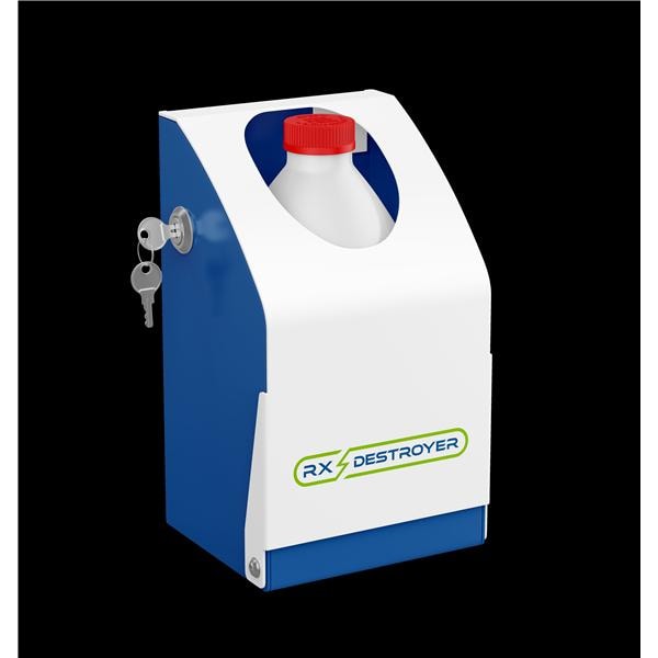 Rx Destroyer Medication Disposal Lockbox 6x7x10" 64oz Ea