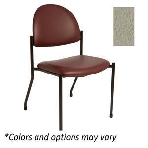 Side Chair Feather Steel Tube Frame 250lb Capacity Ea
