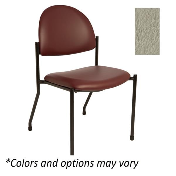 Side Chair Feather Steel Tube Frame 250lb Capacity Ea