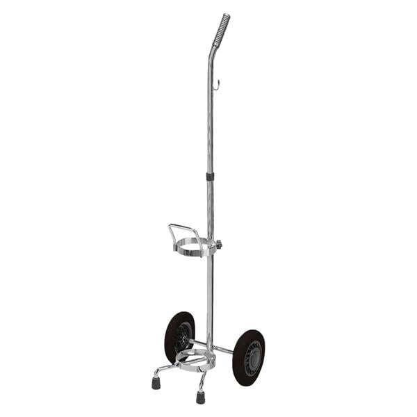 Oxygen Cylinder Cart Silver