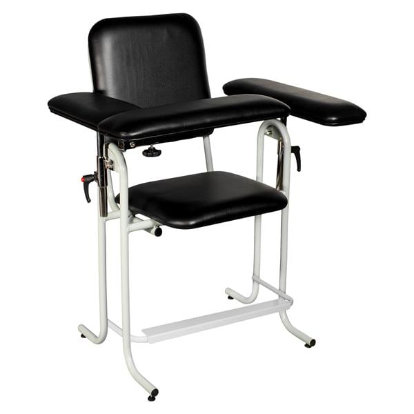 Tech-Med Upholstered Chair Black 500lb Capacity 1/Cs