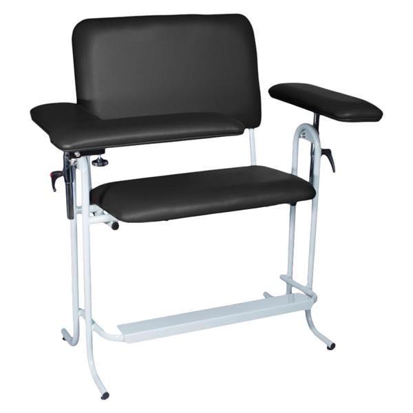 Tech-Med Upholstered Chair Black Bariatric/700lb Capacity 1/Ca