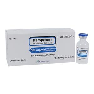 Meropenem Injection 500mg/vl Powder Vial 10/Package