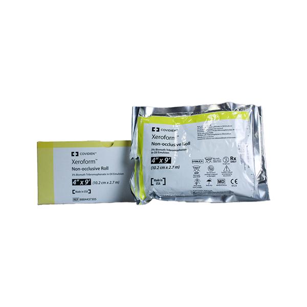 Xeroform Oil Emulsion Dressing 4"x3yd Non-Adhesive White