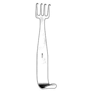 Flap Retractor 4" Stainless Steel Non-Sterile Reusable Ea