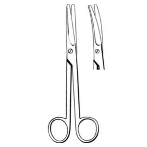 Mayo Dissecting Scissor Curved 6-3/4" Stainless Steel Non-Sterile Disp 12/Bx