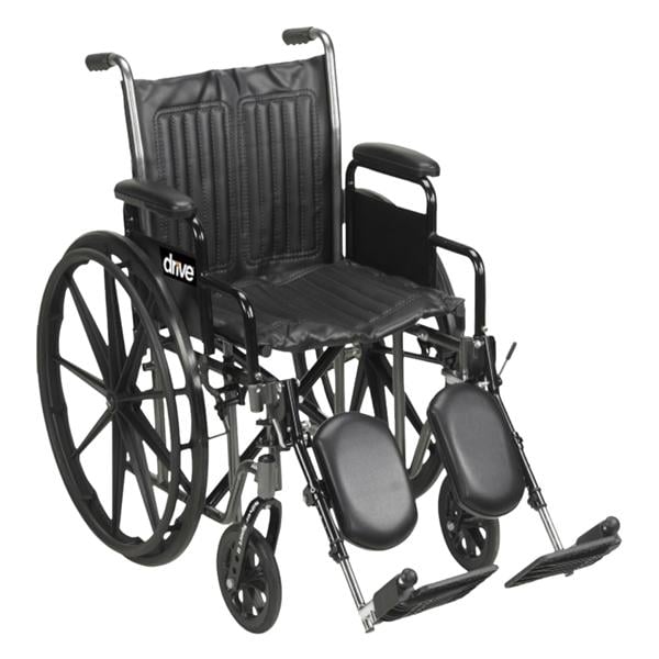 Silver Sport 2 Transport Wheelchair 300lb Capacity Adult