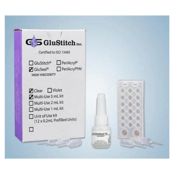GluSeal Topical Skin Adhesive 5mL Clear Ea