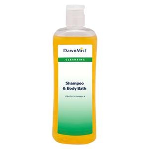 DawnMist Gentle Cleansing Shampoo/Wash Single Use Fresh Apricot Scent 1000/Ca