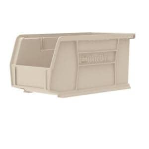 AkroBins Storage Bin Stone Polymer With Label Holder 9-1/4x6x5" 12/Ca