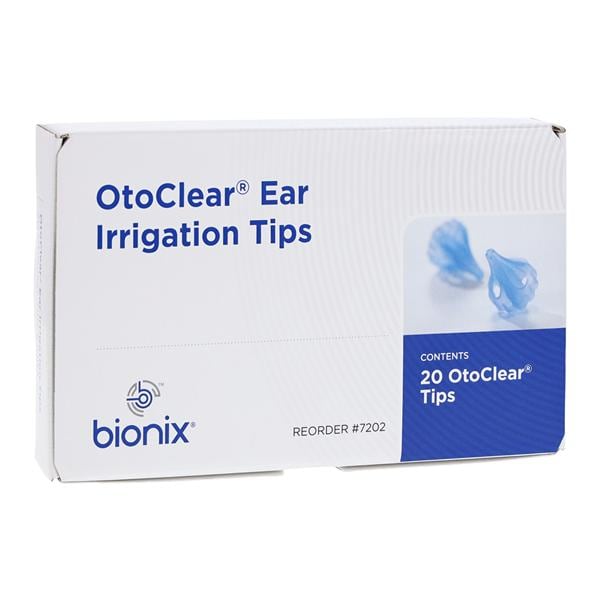 OtoClear Ear Wash Tips Blue Disposable 20/Bx