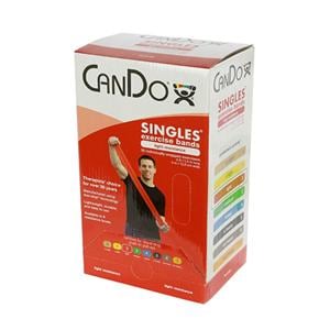 CanDo Exercise Band 5'x5" Red Light Resistance