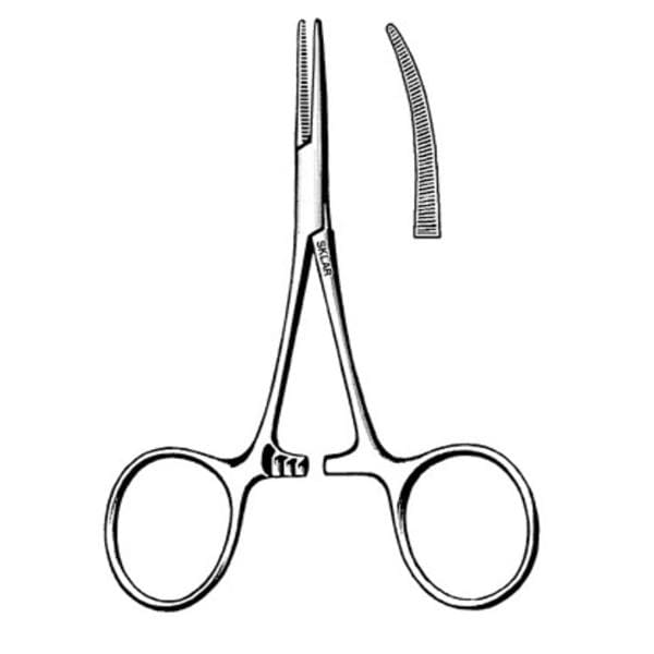 Sklarlite Hartman Mosquito Mosquito Hemostat Forcep Crv 3.5 SS NS Ea