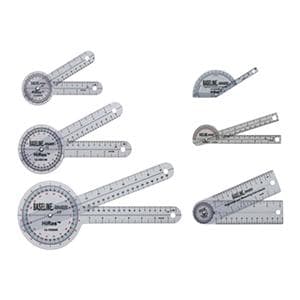Baseline HiRes ROM Goniometer 6 Piece Set Joint 360 Degree Range