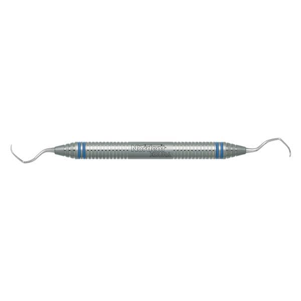 Nordent Scaler & Curette Sickle DE Size 17/18 DuraLite ColorRing XDura SS Ea - Nordent Scaler & Curette Sickle DE Size 17/18 DuraLite ColorRing XDura SS Ea - Image 1