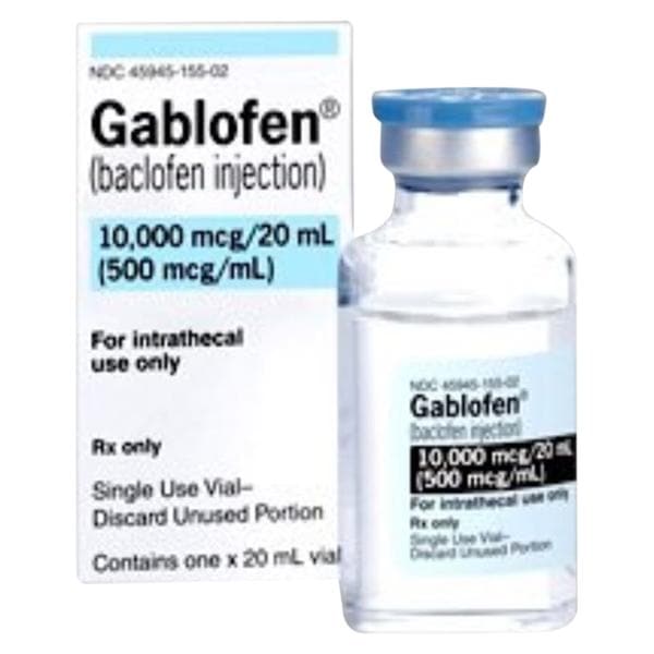 Gablofen Injection 500mcg/mL SDV 20mL Each