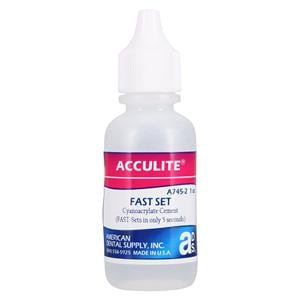 Acculite Instant Adhesive Fast Set Pink 1oz/Bt