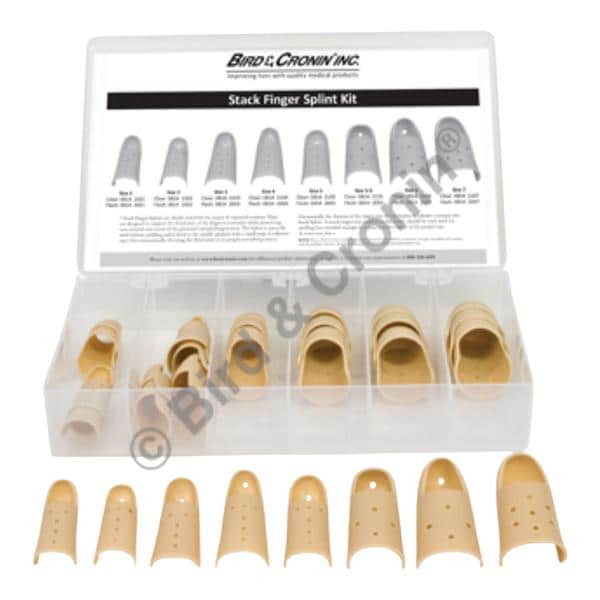 Stax Orthopedic Splint Finger Size 4 Polypropylene 2.47x.75"