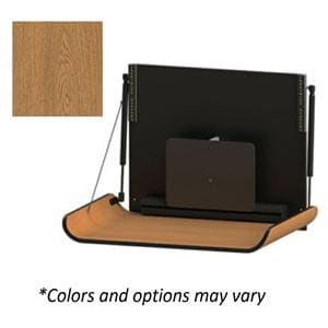 iClassic Desk Workstation 4x28-1/8x20" Wood Bannister Oak Ea