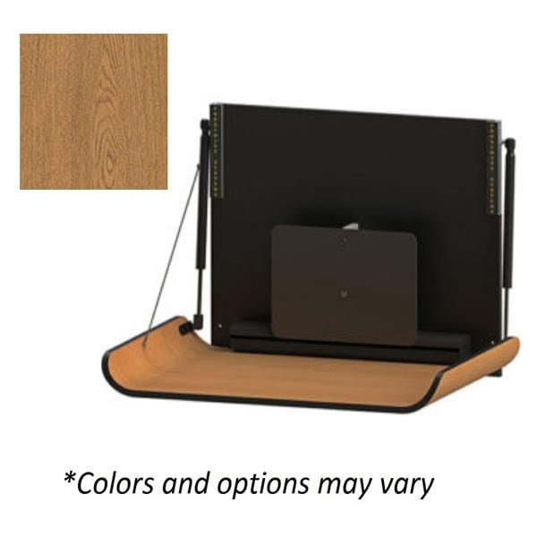 iClassic Desk Workstation 4x28-1/8x20" Wood Bannister Oak Ea