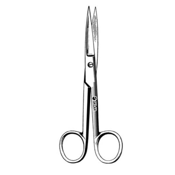 Econo Operating Scissors 4-1/2" Stainless Steel Sterile 50/Ca